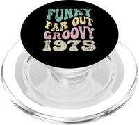Funky Far Out Groovy 1975 Design rétro Anniversaire Anniversaire PopSockets PopGrip pour MagSafe