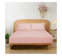 Funky Gadgets Parure de lit super douce en microfibre de polyester brossée avec des couleurs identiques et réversibles et drap-housse avec 40 cm et 30 cm de profondeur (drap-housse double de 40 cm