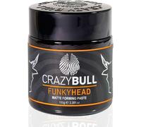 Funky Head 100 Ml-Natural Matte Strong Hold Wax Gloss Finish Ideal For Structured And Defined Hairstyles,Malleable Paste For All Hair Types
