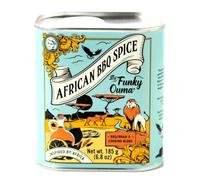 Funky Ouma Épice africaine pour barbecue 185 g | Assaisonnements et sel aromatisé de qualité supérieure | Fièrement sud-africain | Barbecue, braai et autres plats | Ingrédients naturels | Beau