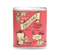 Funky Ouma Sel de piment 280 g dans une boîte recyclable - Assaisonnement tout usage sud-africain pour hommes, femmes, papas et gourmets - Sel de braai aromatisé naturel, épices et herbes - Cadeau