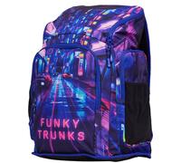 Funky trunks cyber city space case backpack