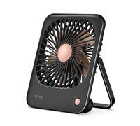Funme Ventilateur de bureau exquis, 3000 batterie ventilateur de bureau silencieux [ventilateur silencieux 20 dB pour chambre à coucher] Emballage cadeau et couleur décorative/180°/3 vitesses pour