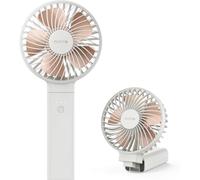 Funme Ventilateur USB Portable Rechargeable Ventilateur Main 4-20 Heures D'utilisation Puissant 4 Vitesses Ventilateurs de Table pour Voyage Bureau Plage