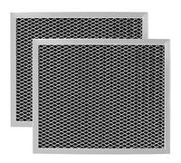 Funmit 97007696 Lot de 2 filtres à charbon en aluminium pour hotte de cuisinière compatibles avec Broan, Kenmore, Maytag, remplacement pour 1172266, 41F, 5-3082, 5111371