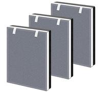 Funmit Vital 100 Lot de 3 filtres de rechange pour purificateur d'air Levoit True HEPA en 3 étapes Vital 100-RF, H13 True HEPA et filtres à charbon actif haute efficacité