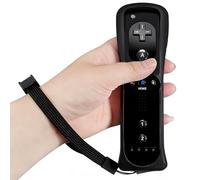 Funmo Télécommande Wii, Manette Wii, télécommande de jeu de compatible avec Wii, avec étui en silicone gratuit et dragonne-A (A)