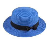 FUNMOON Chapeau Femme Chapeau NoUVeau Été De Soleil Ruban De Paille Os De Plage Plat Parent -382131