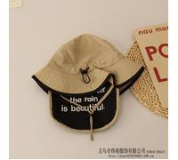 FUNMOON Chapeau Femmes De Soleil Carreaux En Coton Et Lin Double Face Élégant Large Bord Pliable Anti-UV Plage Plats Bob -653051