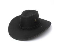 FUNMOON Chapeau Hommes De Cowboy Large Bord En Polyester De Soleil De Voyage De Vacances -551011