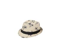 FUNMOON Chapeau Hommes De Paille Été De Plage Trilby Panama Fait La Main Et 4 Couleurs Parent- -582021