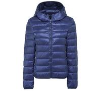 Funmoon Doudoune Bleu slim style femme XXL