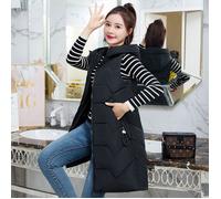 Funmoon DOUDOUNE Vestes en coton solides à manches longues en coton à manches pour femmes CZA90905055BUM_12881 L