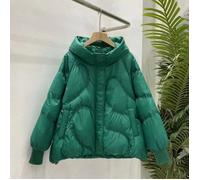 FUNMOON Manteau doudoune à capuche pour femme, nouvelle collection, style bohème, avec coutures en relief, L