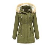 FUNMOON Manteau Femmes Mode Hiver Capuchon Chaud Manches Longues Pardessus S