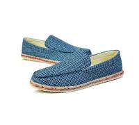 FUNMOON Mocassin Hommes Toile Chaussures 41