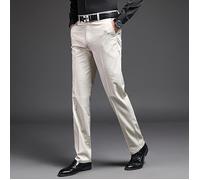 FUNMOON Pantalon De Costume Stretch Skinny Hommes Slim Casual Élasticité Élasticité Tendance Version Coréenne Des Entreprises 38