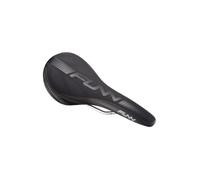 Funn Adlib Selle de Vélo de Montagne avec Rails en CrMo Durables, Siège de Vélo Résistant et Léger, Selle de Vélo en Cuir Vinyle à Forme Fine pour VTT, BMX et Vélo de Route (Noir)