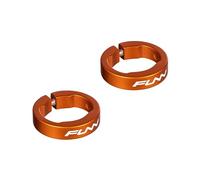 Funn Bagues de Serrage pour Poignées Hilt et Holeshot (Orange)
