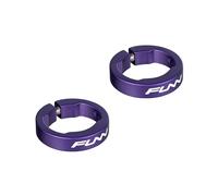 Funn Bagues de Serrage pour Poignées Hilt et Holeshot (Violet)