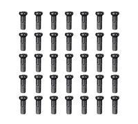 FUNN Brass Spoke Nipples - 14mm Length, 14G Compatible, 36-Pack - Durable Brass Nipples for Bike Wheel Builds