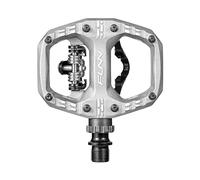 Funn Clast Pédales Automatiques VTT, Simple Face, Compatible SPD (Argent)