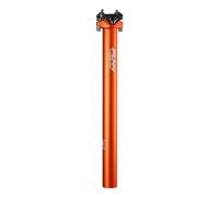 Funn Crossfire Tige de Selle de vélo Longueur 350 mm Diamètre 27,2 mm Alliage d'aluminium AL6061 forgé 3D Tête et Tige en Une pièce (Orange)