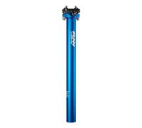Funn Crossfire Tige de Selle de vélo Longueur 350 mm Diamètre 27,2 mm Alliage d'aluminium AL6061 forgé 3D Tête et Tige en Une pièce (Bleu)