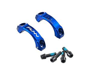 Funn Equalizer Plaques Frontales 31.8mm - Plaques Frontales Adaptées aux Potences à Hauteur de 0mm et 10mm (Bleu)
