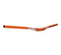 Funn Full On Cintre Riser, 31.8mm, Largeur 810mm, Rise 15mm (Orange) | Alu AL6061 triple butté, backsweep court, finition sablée anodisée, usage VTT trail, enduro, BMX et route