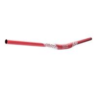 Funn Full On Cintre Riser, Collier 31.8mm, Largeur 810mm, Rise 15mm (Rouge) | Alu AL6061 triple butté, backsweep court, finition sablée anodisée, usage VTT trail, enduro, BMX et route