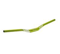 Funn Full On Cintre Riser, Collier 35mm, Largeur 785mm, Rise 30mm (Vert) | Alu AL6061 triple butté, backsweep court, finition sablée anodisée, usage VTT trail, enduro, BMX et route