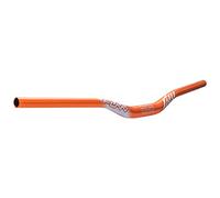 Funn Full On Cintre VTT avec serrage de 31,8 mm et largeur de 785 mm, un cintre rehaussé en alliage robuste et léger pour VTT, BMX et vélo de route, Cintre VTT avec rehausse de 30 mm (Orange)