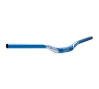 Funn Full On Cintre VTT avec serrage de 31,8 mm et largeur de 785 mm, un cintre rehaussé en alliage robuste et léger pour VTT, BMX et vélo de route, Cintre VTT avec rehausse de 30 mm (Bleu)