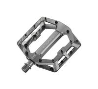 Funn Funndamental Pédales Plates Larges VTT, Axe CrMo (Gris)