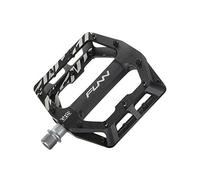 Funn Funndamental Pédales Plates Larges VTT, Axe CrMo (Noir)