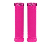 Funn Hilt Poignées de Guidon VTT avec système de Verrouillage Simple, légères et ergonomiques, avec Un diamètre intérieur de 22 mm, poignées de Guidon de vélo Uniques avec Motif (Rose)