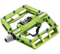 Funn Mamba Pédales Automatiques VTT, Simple Face, Cales SPD (Vert)