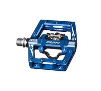 Funn Mamba S Pédales Automatiques VTT, Simple Face, Cales SPD | Alu 6061 CNC, axe 9/16, plateforme plate et accroche combinées, roulement étanche, env. 403g, usage VTT, BMX et gravel