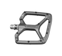 FUNN Pédales plates Python en aluminium 100 x 110 x 10,5 mm Axe CrMo 9/16 pouces Gris
