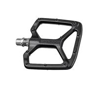 Funn Python Pédales Plates pour Vélo - Pédales de Vélo à Plateforme Large pour Vélo BMX/VTT, Axe en CrMo de 9/16 Pouces (Noir)