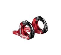 Funn RSX Potence Direct Mount Double Té, Collier 35mm, Rise 30mm (Rouge)