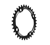 FUNN Solo Plateau Étroit et Large pour Chaîne 9 10 11 12 Vitesses, Compatible avec Pédalier à Interface BCD 104 mm, Plateau de Chaîne pour Vélo à Vitesse Unique (32T, Noir)