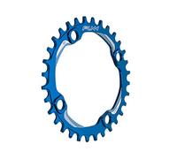 Funn Solo Plateau Narrow Wide, 9-12 Vitesses, BCD 104mm | Alu AL7075 CNC, dents alternées, bonne rétention de chaîne, évacuation de boue, usage VTT, BMX, route et gravel