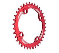 Funn Solo Plateau Narrow Wide, 9-12 Vitesses, BCD 104mm | Alu AL7075 CNC, dents alternées, bonne rétention de chaîne, évacuation de boue, usage VTT, BMX, route et gravel