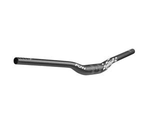 Funn Speedrun Cintre VTT Junior, Collier 31.8mm, Embout 19mm (Noir) | alliage AL6061 triple butté, rise 20mm, largeur 680mm, extrémités coupables, quatre bagues 22.2mm, gabarit XC
