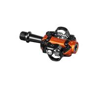 Funn Tactic Pédales Automatiques - Compatibles avec Cales SPD, Pédales XC de Compétition pour VTT (Orange)