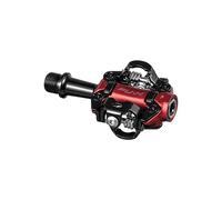 Funn Tactic Pédales Automatiques - Compatibles avec Cales SPD, Pédales XC de Compétition pour VTT (Rouge)