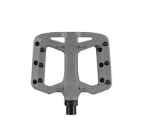 Funn Taipan S Pédales De Vélo en Thermoplastique Renforcé De Fibres De Verre avec Axes en CrMo De 9/16 Pouces pour VTT/BMX/Urbain/Gravel, Adaptées Aux Jeunes, Enfants Et Adolescents (Gris)