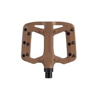 Funn Taipan S Pédales De Vélo en Thermoplastique Renforcé De Fibres De Verre avec Axes en CrMo De 9/16 Pouces pour VTT/BMX/Urbain/Gravel, Adaptées Aux Jeunes, Enfants Et Adolescents (Marron)